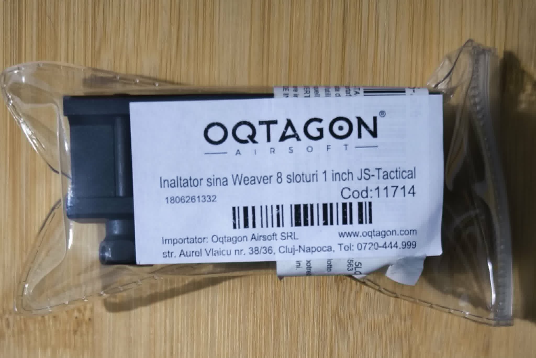 A real photo din Inaltator sina Weaver 8 sloturi 1 inch JS-Tactical by Dany (2)