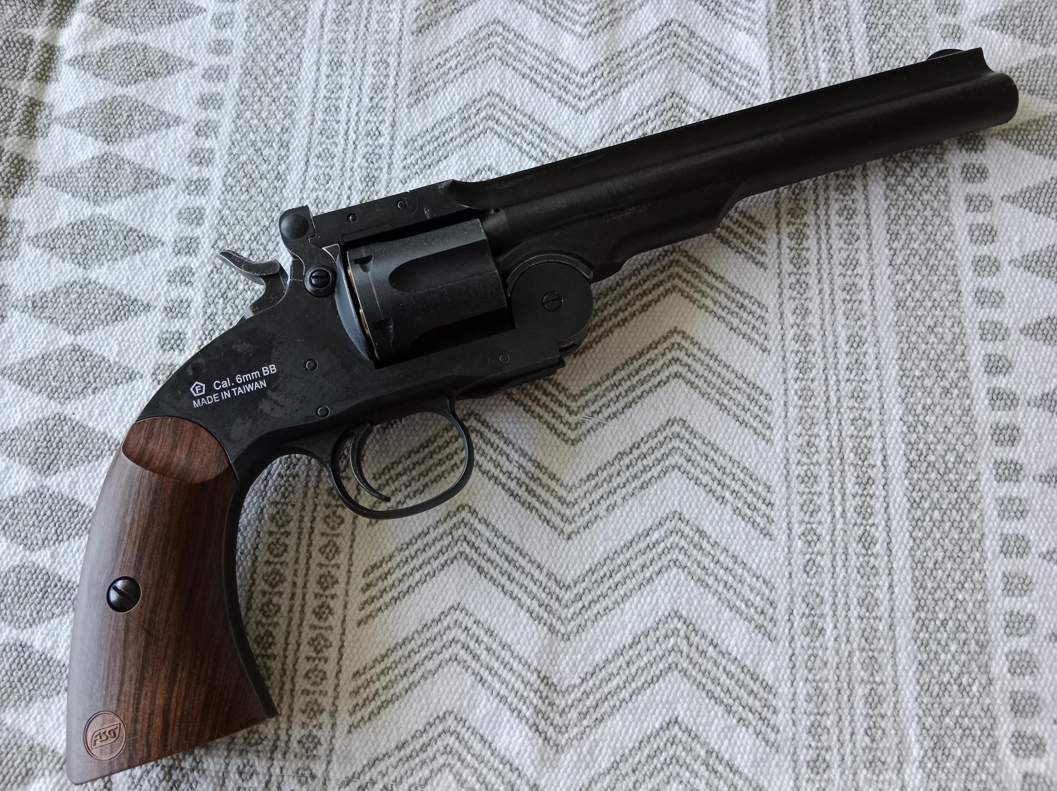 A real photo din Revolver Schofield 6 CO2 ASG by Leonardo (2)