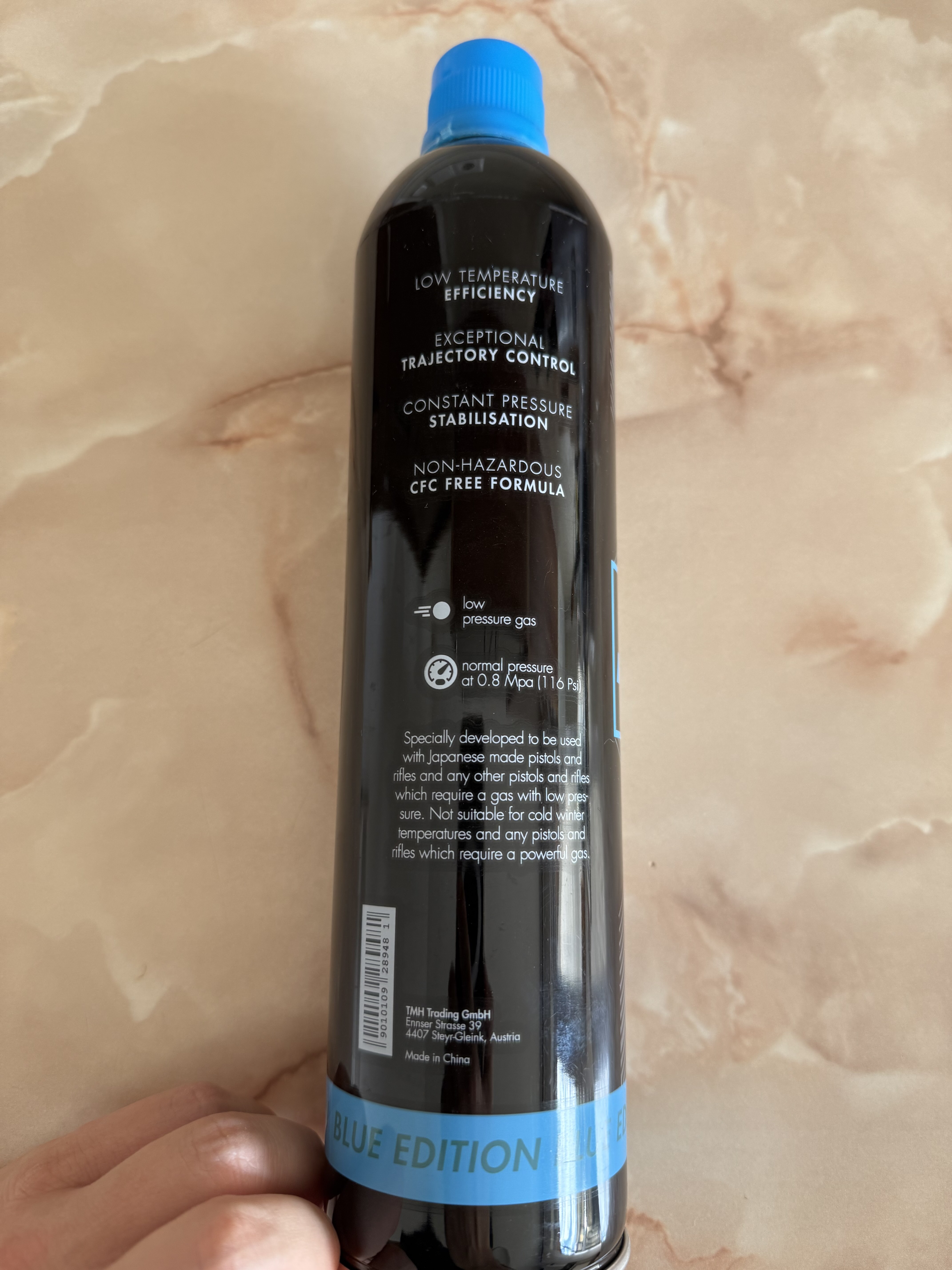 A real photo din Green Gas 500ml Blue Nimrod by Adrian (2)