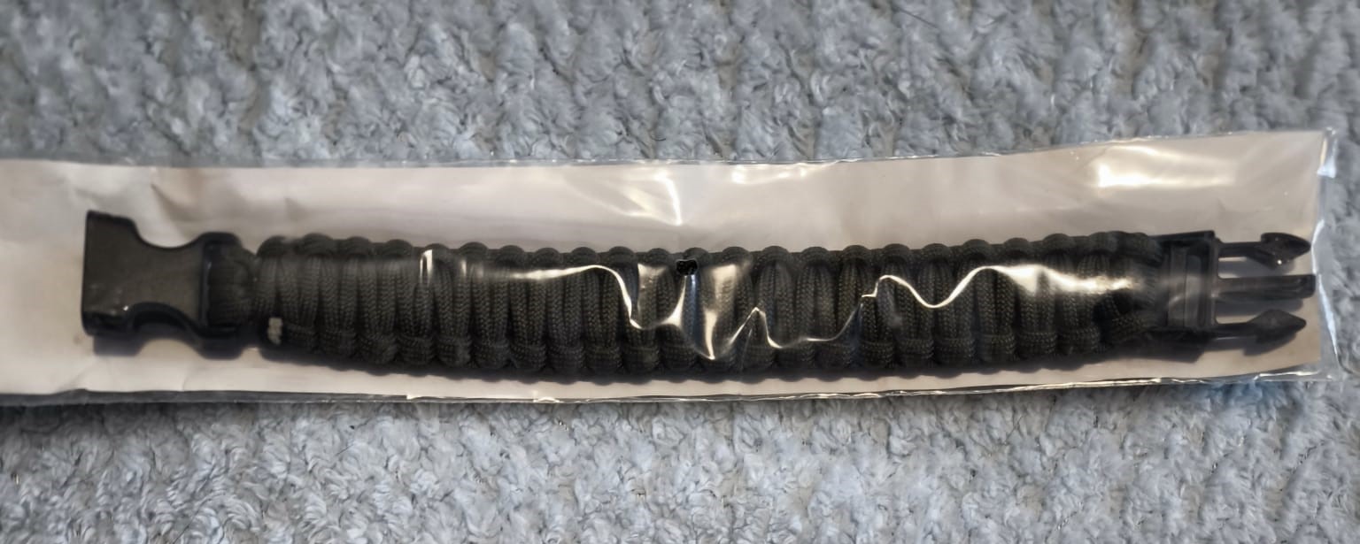 A real photo din Bratara Paracord Invader Gear OD by Solo (3)