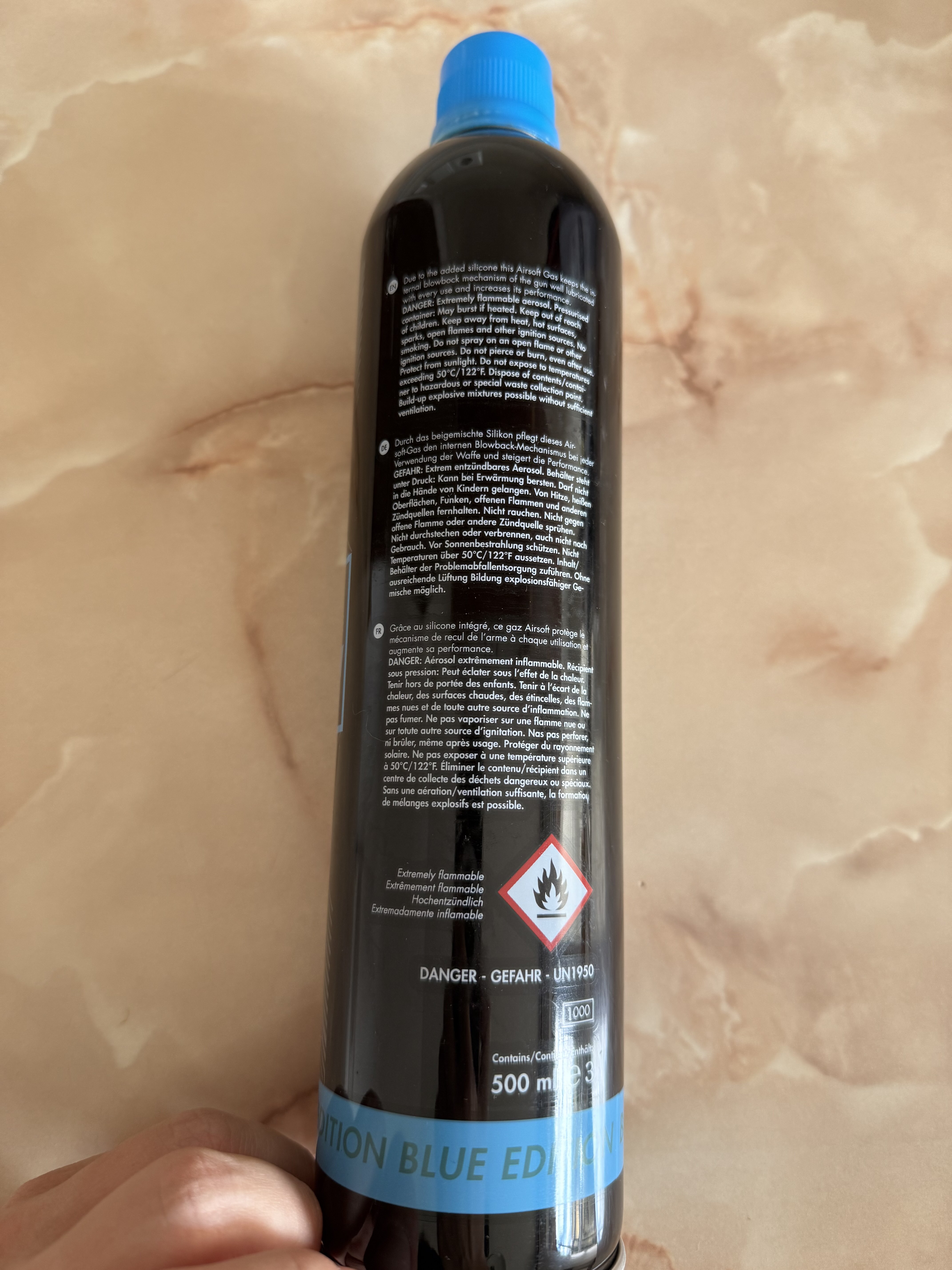 A real photo din Green Gas 500ml Blue Nimrod by Adrian (5)