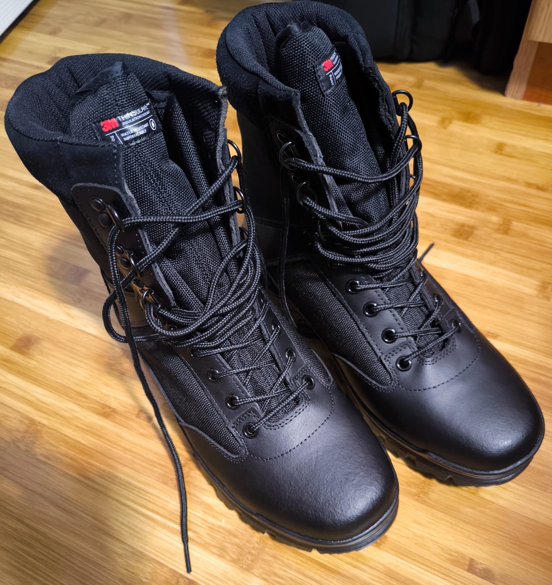 A real photo din Bocanci militari Mil-Tec Swat Negru 43 by Cosmin (5)