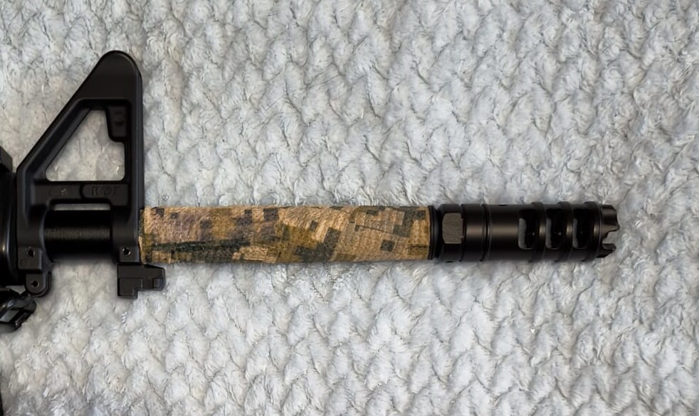 A real photo din Flash hider otel AK/M4 Cyma by Solo (3)