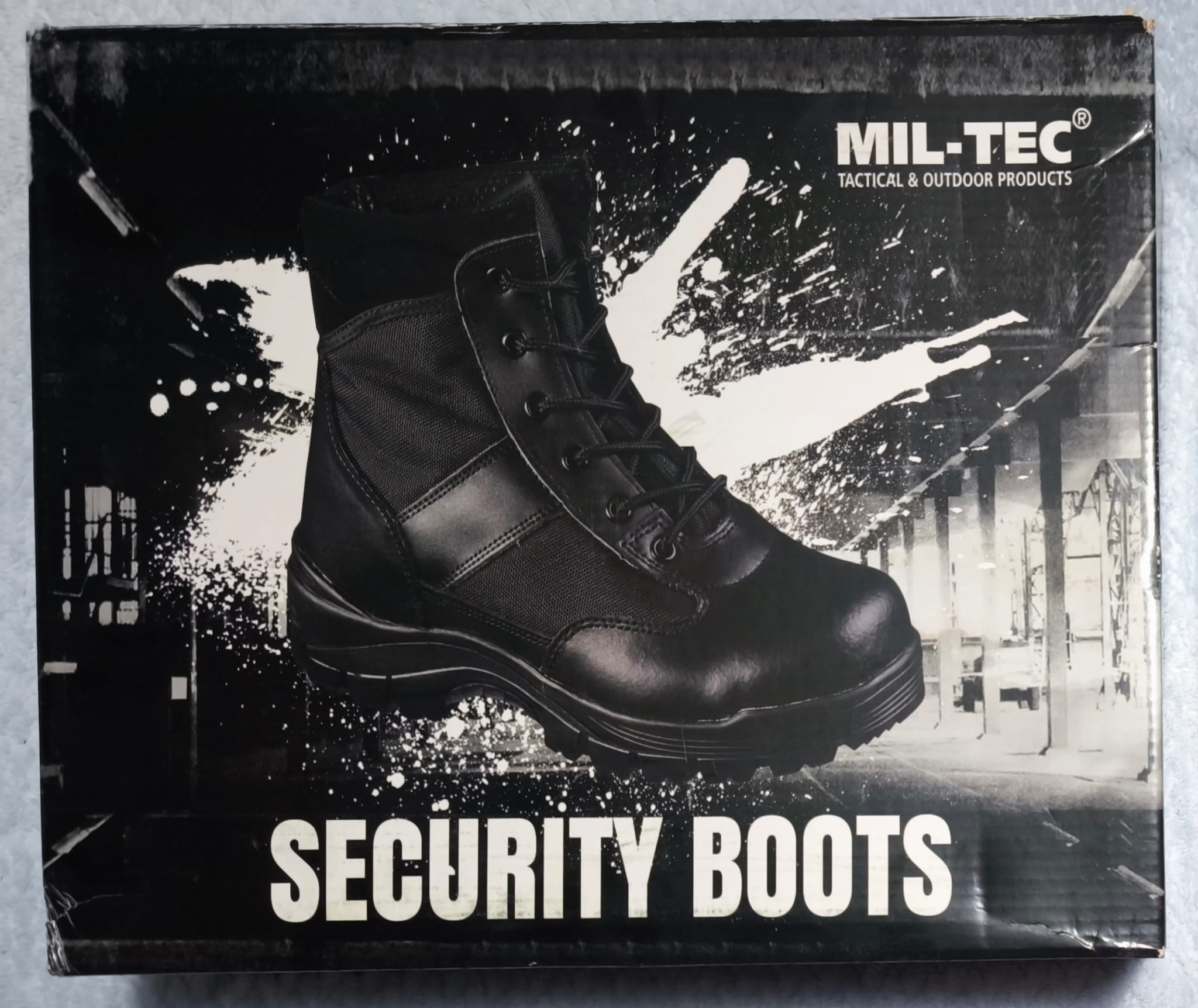 A real photo din Bocanci militari Mil-Tec Security Negru 44 by Cosmin (5)