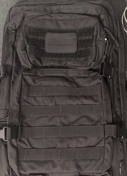 A real photo din Rucsac Militar 36L Mil-Tec Negru by Perfect  (1)