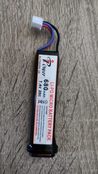 A real photo din Acumulator LiPo micro 7,4V 20C 680mah IPower by Cornel (3)