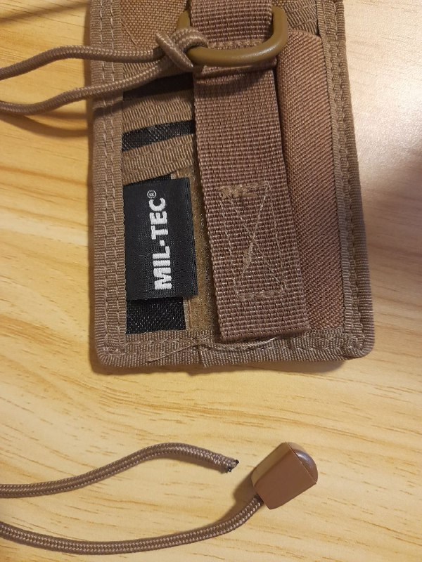 A real photo din Port Card ID Mil-Tec Dark Coyote by Moldvan (1)