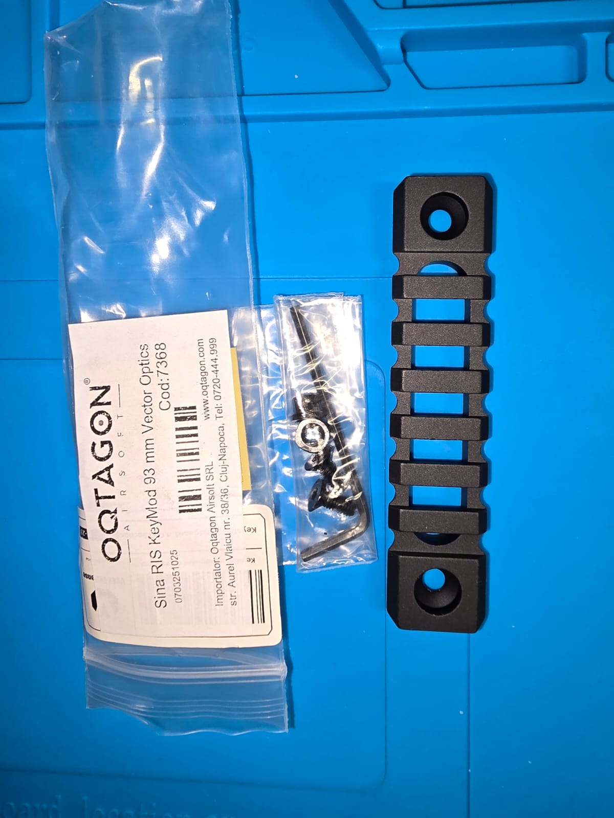 A real photo din Sina RIS KeyMod 93 mm Vector Optics by Gabriel (1)