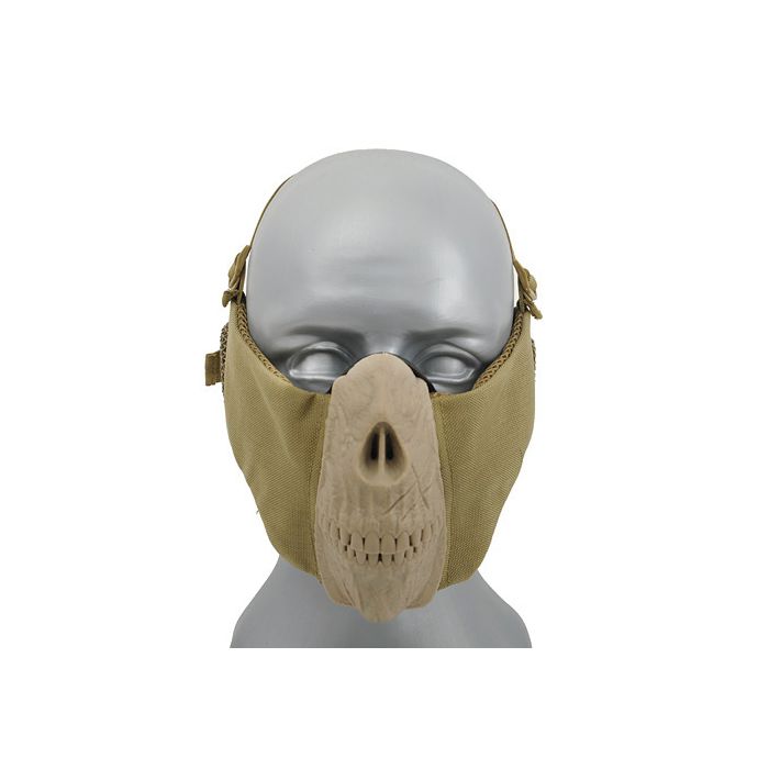 Masca Half Face Skull protectie urechi CS TAN