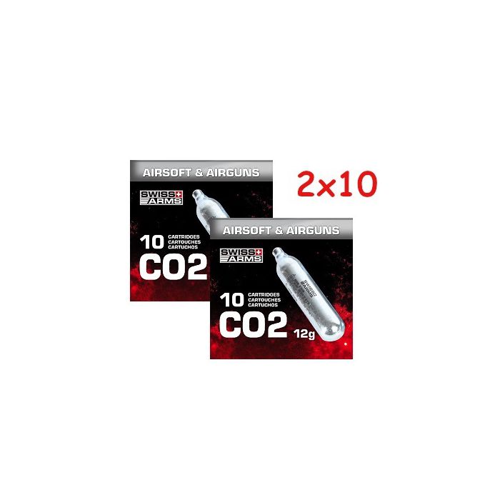 2x10 buc Capsula CO2 12g Swiss Arms CyberGun