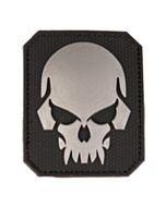Patch PVC SKULL 3D Mil-Tec Negru