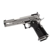Replica pistol HX2231 Full Auto Metal GBB AW Custom Silver