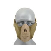 Masca Half Face Skull CS Tan