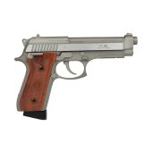 Replica pistol PT92 GBB CO2 Full Metal Cybergun Silver