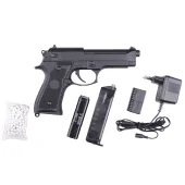 Replica pistol Beretta 92F CM126 negru