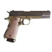 Replica pistol M1911 Green Metal GBB CO2 KJW