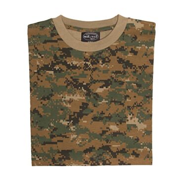 Tricou Mil-Tec Digital Woodland L