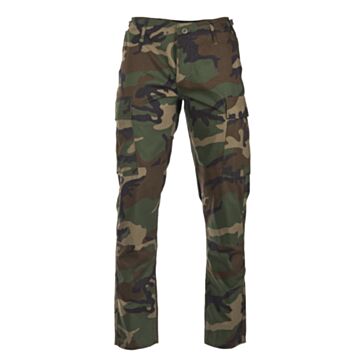 Pantaloni US BDU Slim Fit Woodland Mil-Tec S