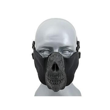 Masca Half Face Skull CS Negru