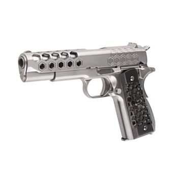 Replica M1911 Hex Cut Silver WE GBB