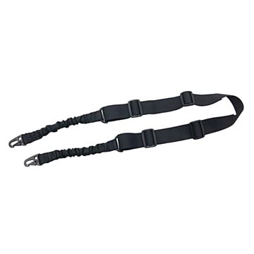 Curea tactica 2 puncte Bungee negru 8Fields